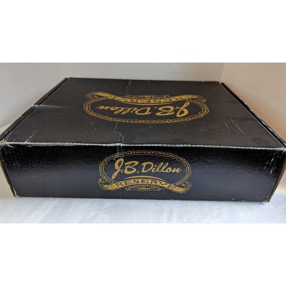 JB Dillon Reserve Men's Pro Rodeo Boots Size-(9.5 EW) Blk/Cherry Smooth #RB913 - Picture 11 of 16